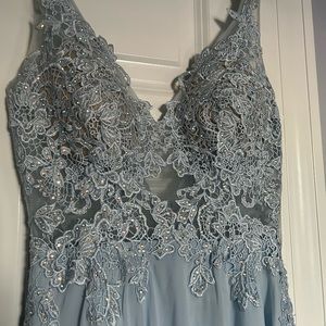 Beautiful Pale Blue Prom Dress